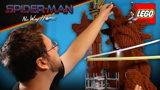 I Built the SpiderMan STATUE OF LIBERTY Battle In LEGO [upl. by Ianahs693]