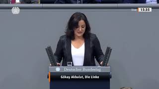 Gökay Akbulut DIE LINKE Rechtspopulistischer Angriff auf die Grundwerte unserer Gesellschaft [upl. by Kunz]