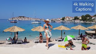 The Best Beaches in Croatia  The Secret of Primoštens Attractiveness Revealed 4k tour [upl. by Eerat]