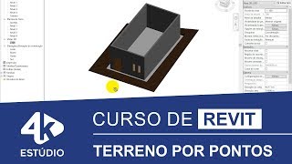 Aula 05  Terreno por Pontos no REVIT [upl. by Krik]