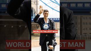 Worlds Tallest Manदुनिया का सबसे लंबा आदमीshorts facts [upl. by Salena]