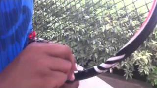 How to clean a tennis racket [upl. by Haiacim]