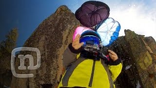 Roner Vision Snowbird Utah Extreme amp Little Oskars First Ski Base Jump [upl. by Karyn350]