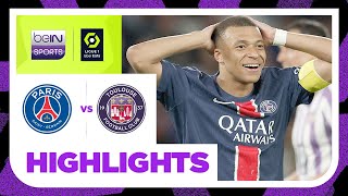 PSG v Toulouse  Ligue 1 2324 Match Highlights [upl. by Reffineg]