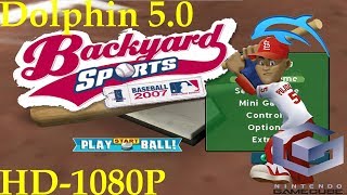 Backyard Baseball 2007 Gamecube Dolphin 50 1080p HD [upl. by Ludba538]