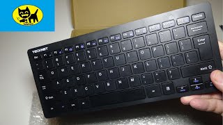 TeckNet 24GHz Ultra Slim Portable Compact Size WhisperQuite Wireless Keyboard [upl. by Nrubloc]