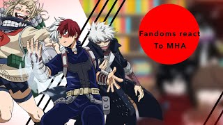 Fandoms react to eachother  Dabi Shoto Todoroki Toga  35  Expercity [upl. by Annaig]