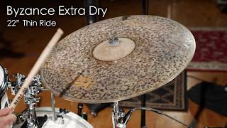 Meinl Cymbals B22EDTR Byzance 22quot Extra Dry Thin Ride Cymbal [upl. by Reese140]