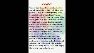 ColourCommon VerbsPronunciationVocabularyListeningReadingEssential Words learnenglish [upl. by Janet]