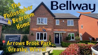 Touring The Philosopher A New Build 4 Bedroom Home by Bellway  House Tour Property Vlog [upl. by Karia]