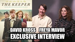 THE KEEPER stars David Kross and Freya Mavor  Exclusive Interview [upl. by Banebrudge443]