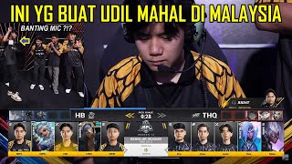 PANASSS ☠️ UDIL TAUNTING SAMPAI BANTING MIC  HOMEBOIS VS TEAM HAQ GAME 3 [upl. by Ahsinwad634]