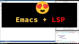 Eglot for better programming experience in Emacs Python demo [upl. by Nomzzaj445]