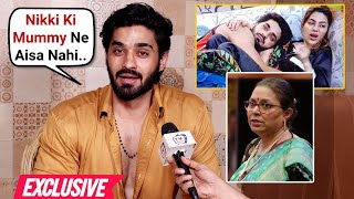 Arbaz Patel Shocking Reaction On Nikki Tamboli Mother Engagement Video Bigg Boss 18  EXCLUSIVE [upl. by Avan23]