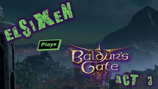 Baldurs Gate 3  Episode 93  Act 3  More Rivington weirdness  Full Game [upl. by Akeenahs]