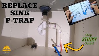 How to Install a PTrap for Kitchen and Bathroom Sinks [upl. by Chiquita]