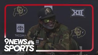 Deion Sanders holds CU news conference before Utah rivalry game [upl. by Viola752]