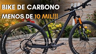 BIKE DE CARBONO ABAIXO DE 10 MIL REAIS MTB  CANAL BIKE CHEF [upl. by Livvyy856]