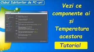 Cum verifici toate componentele din pc si temperatura lor Speccy [upl. by Ailuy]