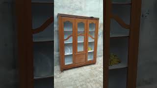 Wardrobe 2 doors Showcase 3 doors processing by Amin sultani wood work Subhan ALLAH [upl. by Acinnej919]