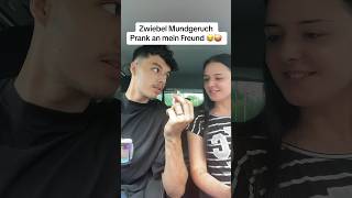 Zwiebel Mundgeruch Prank an mein Freund😂🧅 beziehung comedy comedyvideo fyp viralvideo [upl. by Anh356]