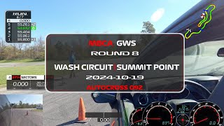 Fiesta ST Autocross MBCA GWS 8 20241019 [upl. by Eelarbed105]