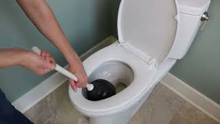 How to Plunge a Toilet  Korky Toilet Repair [upl. by Linus]