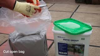 GftKs Patio Grout Application Guidelines for Repointing Patio Paving [upl. by Uri]