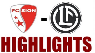 FC Sion  FC Lugano Highlights 00  Swiss Super League 202425 [upl. by Carolle265]