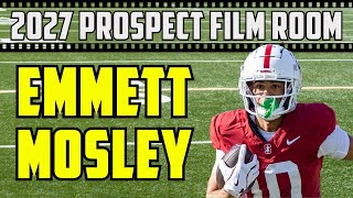 Emmett Mosley V Highlights amp Scouting Report  2027 NFL Draft Prospect [upl. by Leland]