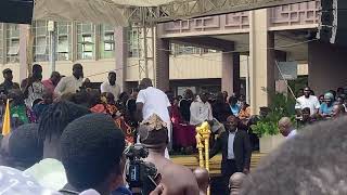 Appiah Stadium Knelt DownampWorshipped Asantehene As He Donted 5K Cedis To Support Otumfour’s Project [upl. by Niliram]