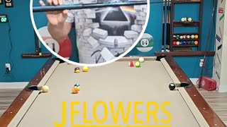 Full Cue Jumps with JFlowers Breaker [upl. by Eidnac445]