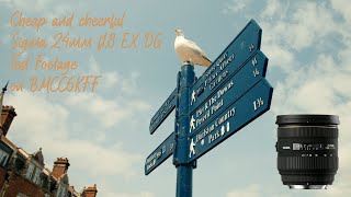 Sigma 24mm f18 EX DG with BMCC6K  Test Footage  Swanage [upl. by Erhard]