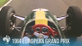 1964 European Grand Prix Formula One Racing at Brands Hatch  British Pathé [upl. by Nolan]