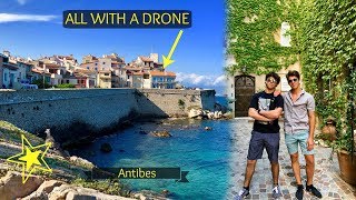 EXPLORING ANTIBES FRANCE OLD TOWN AND MARINA With Drone [upl. by Dhiman]