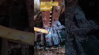 M16 nut threading machine yt subscribe work [upl. by Gordan]