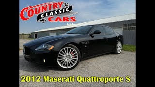 2012 Maserati Quattroporte S [upl. by Dennet]