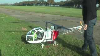 fantastic flight with my giant scale LAMA SA 315B helicopter [upl. by Whiting597]