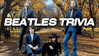 BEATLES TRIVIA  Part 1 [upl. by Artekal310]