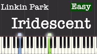 Linkin Park  Iridescent Piano Tutorial  Easy [upl. by Cristy]