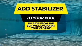 Add Stabilizer to Your Pool [upl. by Ahsaele]