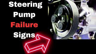 Bad Power Steering Pump Symptoms 7 Failure Signs [upl. by Alston]