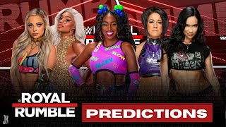 2024 Womens Royal Rumble Predictions  WWE [upl. by Eetnod13]