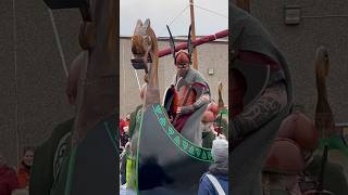 Scalloway Fire Festival 2024  The morning parade kicks off Up Helly Aa season [upl. by Zena]