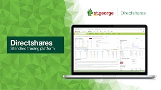 StGeorge Directshares Standard trading platform [upl. by Hpejsoj37]