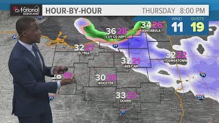 Cleveland area Weather Impact forecast Tracking snow chances [upl. by Ihpen]