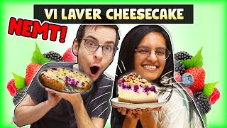 Vi laver IKEAs Cheesecake med Blåbær 🍰 [upl. by Onitnas824]