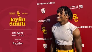 USC Safety Jaylin Smith I Cal Week [upl. by Acirem]