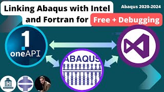 Linking Abaqus 2020 2021 2022 2023 and 2024 with intel and visual studio  Tutorial [upl. by Gregorius667]