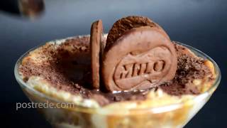 MUY FÁCIL 🍰 cómo hacer POSTRE DE MILO 🍰 ► RECETA  CASERO  SENCILLO  GALLETAS DUCALES [upl. by Pearl]